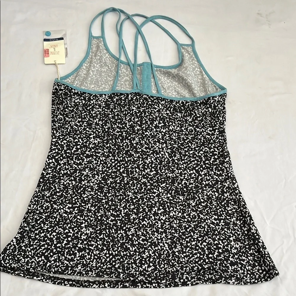 Jasmine & Ginger Blue and Black Sleeveless Sundress